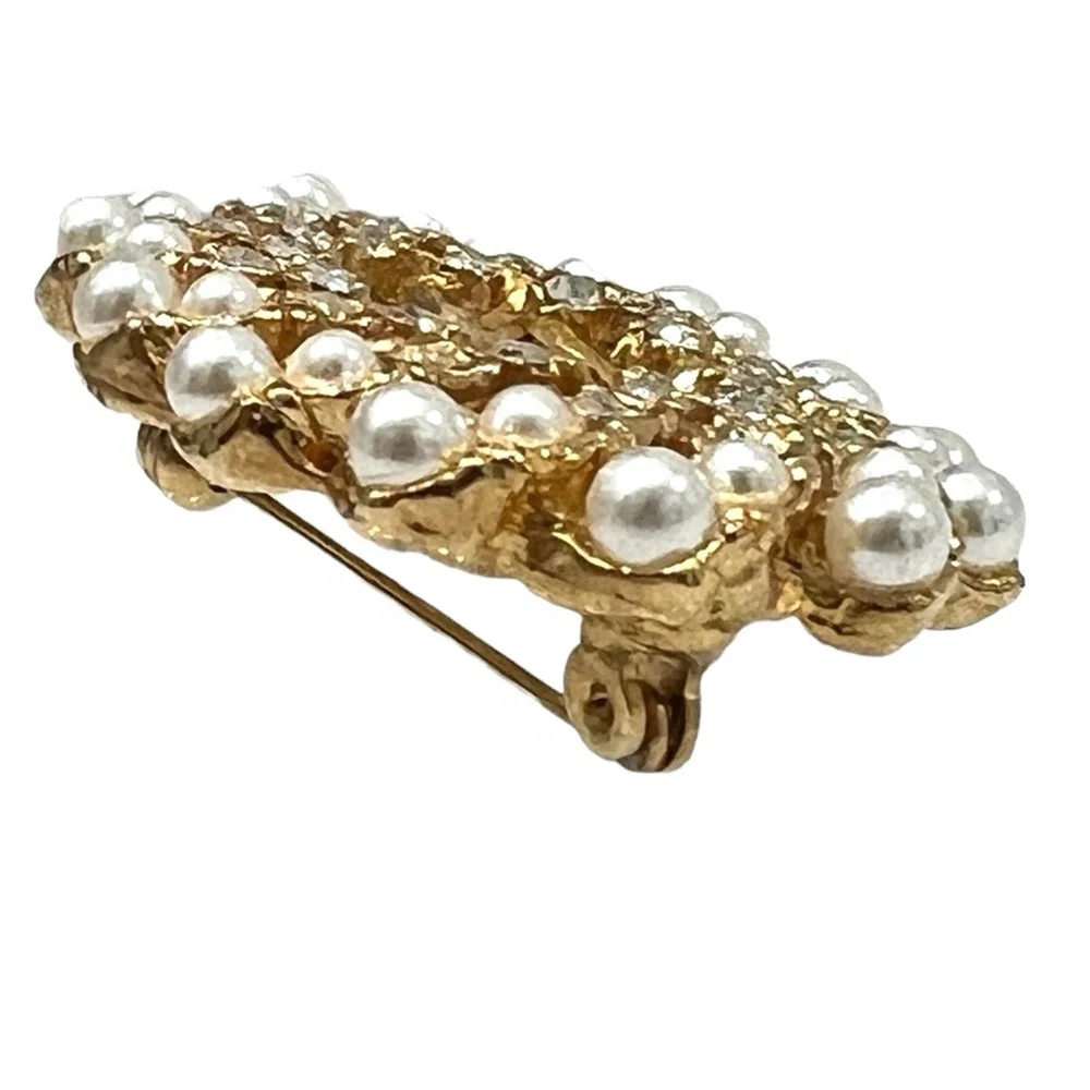 Vintage pearl crystal